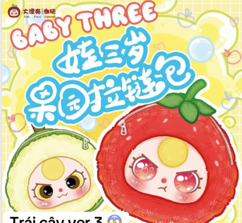 BB3 TÚI ZIPPER TRÁI CÂY