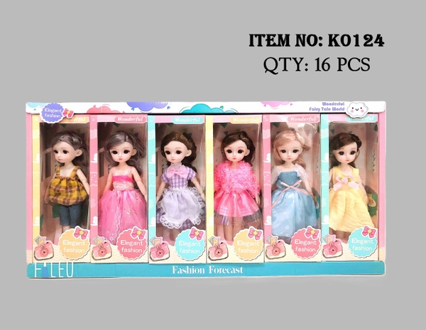 K0124  HỘP BABY 1C KHỚP, MẮT THỦY TINH ĐỦ MẪU HỘP 6C