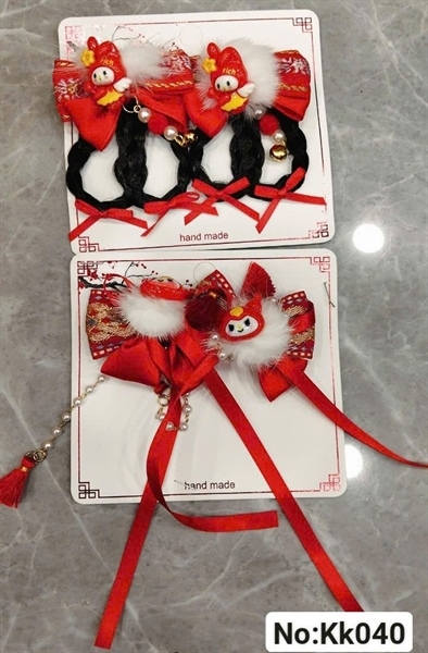 KK040 KẸP SANRIO ĐỔ ĐÔI 2 VỈ