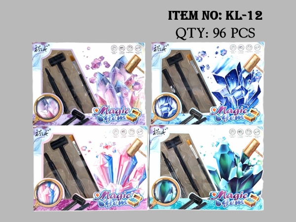 KL-12  HỘP KHẢO CỔ ĐÁ PHA LÊ