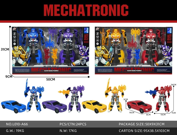 L010-A66  HỘP ROBO BIẾN HÌNH XE HƠI 2C