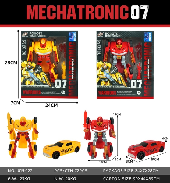 L015-127  HỘP ROBO BIẾN HÌNH XE HƠI 1C