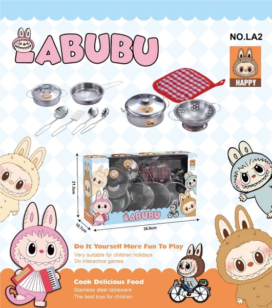 LA2  HỘP BẾP INOX LABUBU