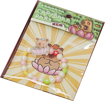 3212B/TL-YELLOW VÒNG TAY HẠT CAPYBARA MÀU VÀNG LẺ 1 CÁI