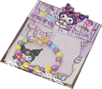 3057A/TL-KUROMI VÒNG TAY HẠT SANRIO MÀU LẺ 1 CÁI