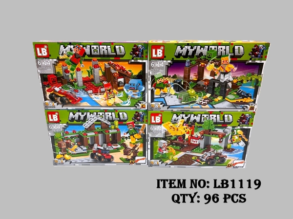 LB1119  HỘP LOGO RÁP MY WORLD HỘP 4C