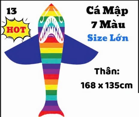 LV39 DIỀU CÁ MẬP 7 MÀU (LỚN)