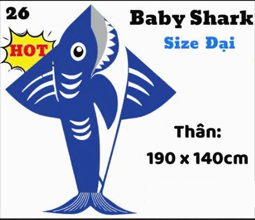 LV42 DIỀU BABY SHARK