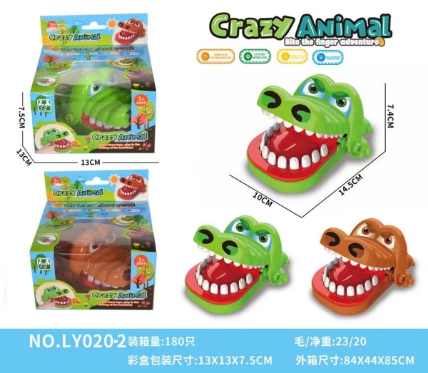 LY020-2  HỘP CÁ SẤU CẮN TAY