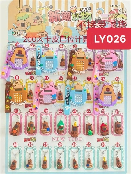 LY026 RÚT THĂM CAPYBARA MÁY TÍNH