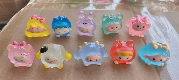 LY055  TÚI MÙ CHAM THÚ ĐỦ MẪU 10 VIÊN