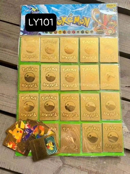 LY101 VỈ 20C THẺ BÀI POKEMON VÀNG