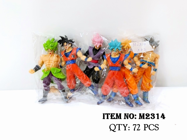 M2314  VỈ 6T MÔ HÌNH NHÂN VẬT 7 VIÊN NGỌC RỒNG