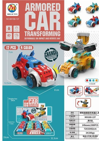 MH168-137  HỘP XE TRỚN BIẾN HÌNH ROBO 12C