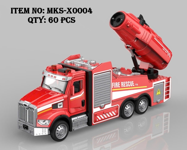MKS-X0004  HỘP XE CÔNG TRÌNH CỨU HỎA PHUN NƯỚC PIN