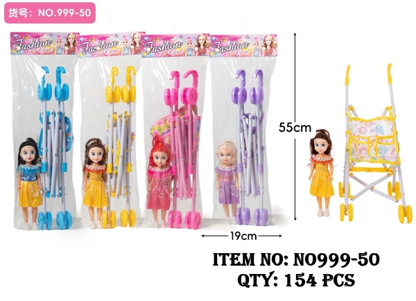 NO999-50  TÚI XE ĐẨY NÔI SẮT BÉ GÁI