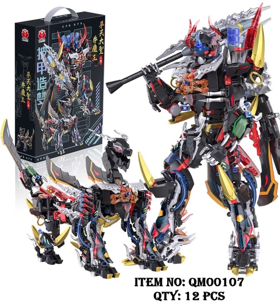 QM00107  HỘP LOGO RÁP ROBO NGƯU MA VƯƠNG 1380 MIẾNG