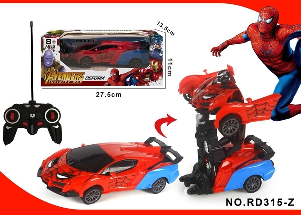 RD315-Z  HỘP XE HƠI NHỆN ĐIỀU KHIỂN 7 ĐỘNG TÁC, BIẾN HÌNH ROBO, KHÔNG SẠC