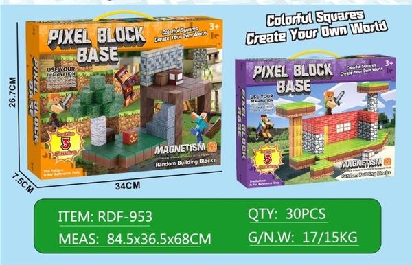 RDF-953  HỘP LOGO  RÁP NAM CHÂM 68 VIÊN