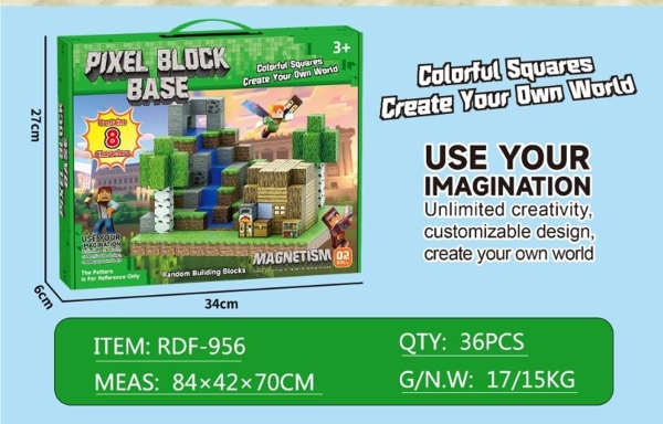 RDF-956  HỘP LOGO  RÁP NAM CHÂM 101 VIÊN