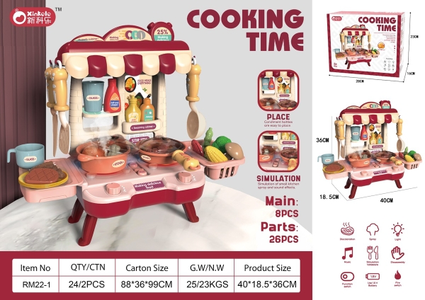 RM22-1  HỘP KỆ BẾP GAS ĐÔI PIN 26 MIẾNG