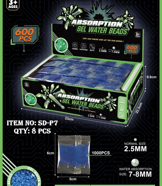 SD-P7  HỘP 600 TÚI NGÂM NỞ