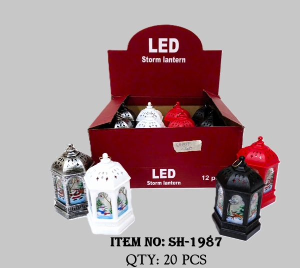 SH-1987  HỘP ĐÈN TRANG TRÍ NOEL 12C