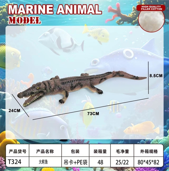 T324  TÚI CÁ SẤU MỀM PIN 1C