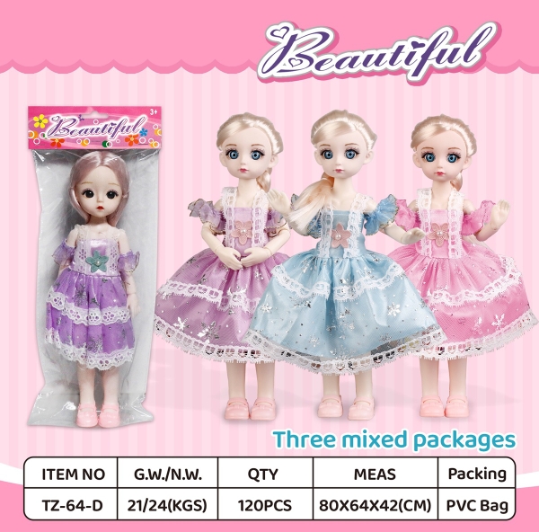 TZ-64-D  TÚI BABY 1C KHỚP, MẮT THỦY TINH ĐỦ MẪU