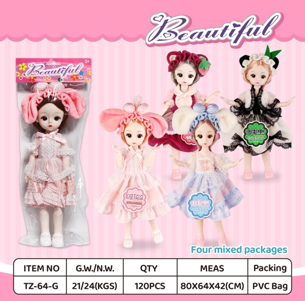 TZ-64-G  TÚI BABY 1C KHỚP, MẮT THỦY TINH ĐỦ MẪU