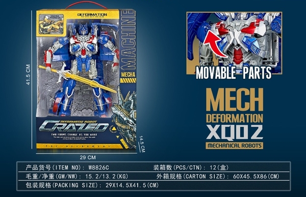 W8826C  HỘP RÁP ROBO BIẾN HÌNH XE CONTAINER