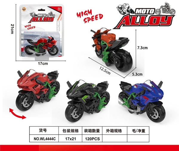 WL4444C  VỈ XE MOTO TRỚN 1C