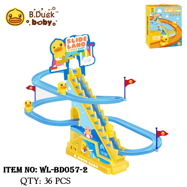 WL-BD057-2  HỘP LEO THANG PIN NHẠC ĐÈN VỊT