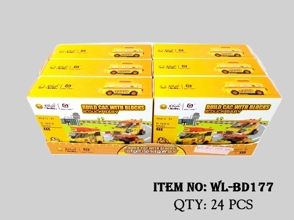 WL-BD177  HỘP LOGO RÁP XE HƠI VỊT HỘP 6C