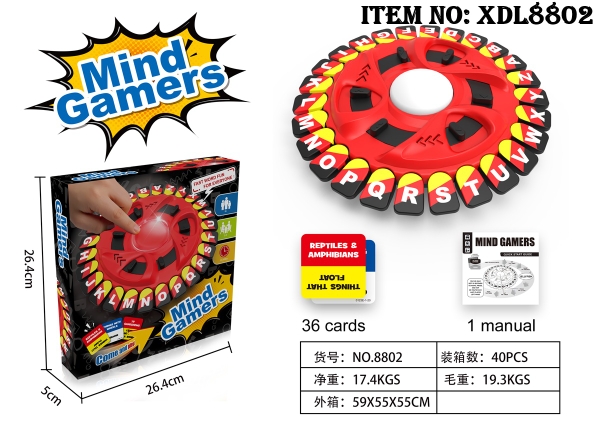 XDL8802  HỘP TRÒ CHƠI XẾP CHỮ PIN ĐÈN