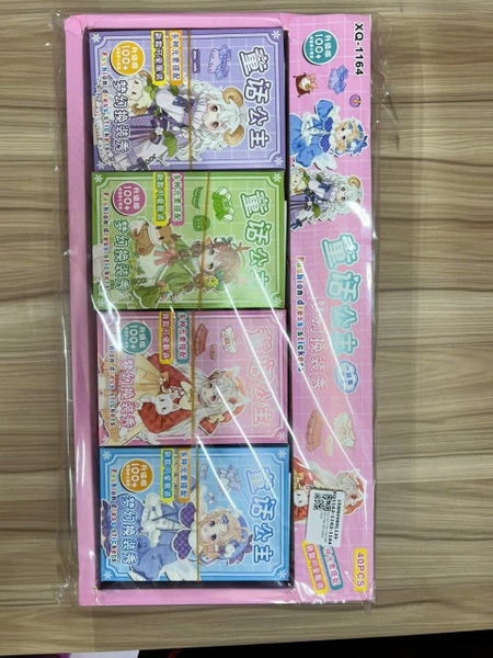 XQ1162-1163-1164 HỘP 40C THAY ĐỒ CÔNG CHÚA