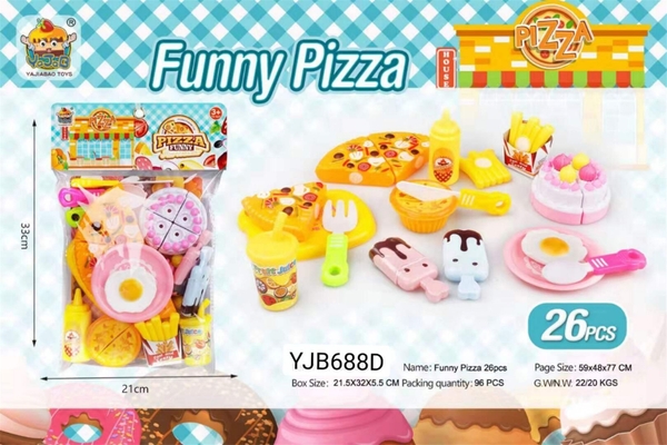 YJB688D  TÚI BẾP DÍNH BÁNH PIZZA, BÁNH KEM, KEM, BÁNH TRỨNG, DAO （PVC)