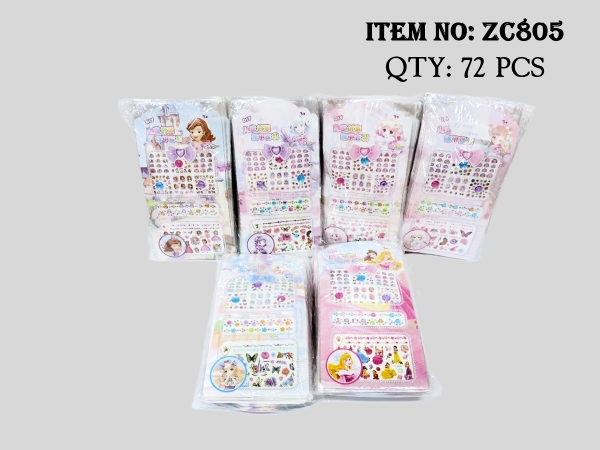 ZC805  TÚI 20 MIẾNG DÁN MÓNG STICKER ĐỦ MẪU