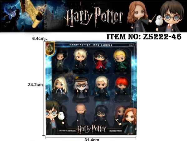ZS222-46  HỘP MÔ HÌNH NHÂN VẬT HARRY POTTER 12C