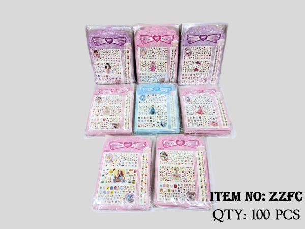 ZZFC  TÚI 20 MIẾNG DÁN MÓNG STICKER ĐỦ MẪU