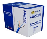 Cáp mạng Aptek CAT6E-UTP (xanh dương) ĐNC