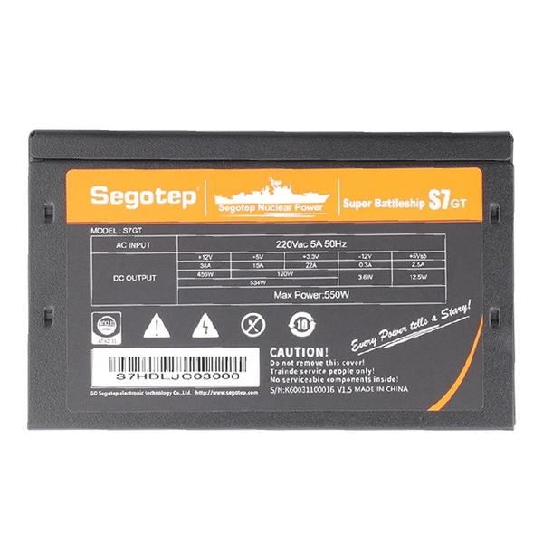 Nguồn Segotep S7 GT550W