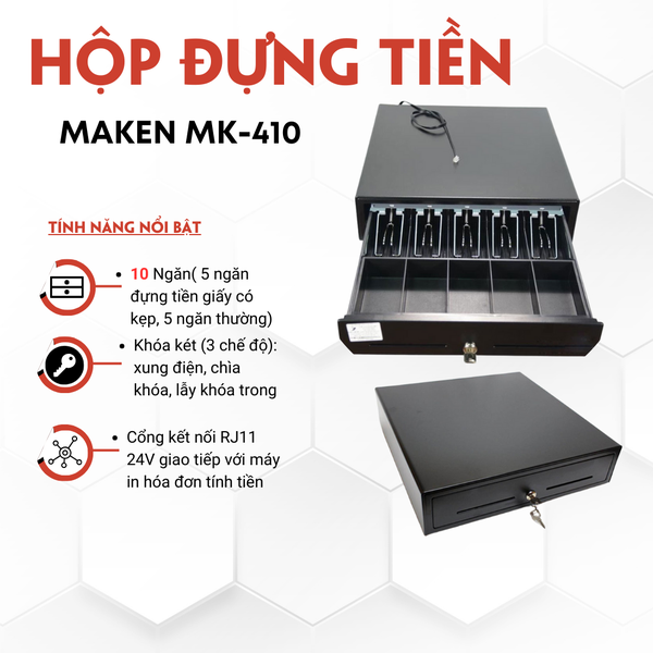 Hộp đựng tiền MAKEN MK-410