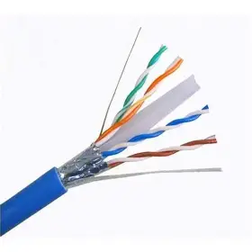 Cáp mạng Superlink CAT5E-FTP (xanh dương)