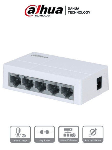 Switch Dahua DH PFS3005-5ET (100M)