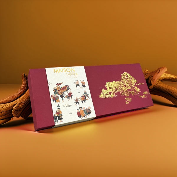 Hộp Bánh Trung Thu Hân Hoan của Maison Luxury