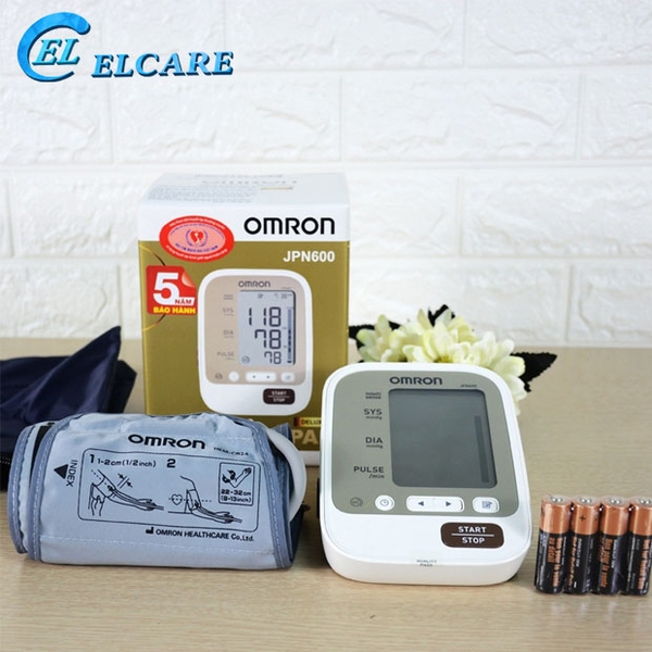 MÁY ĐO HUYẾT ÁP OMRON JPN600 THIẾT KẾ NHỎ GỌN TIỆN LỢI