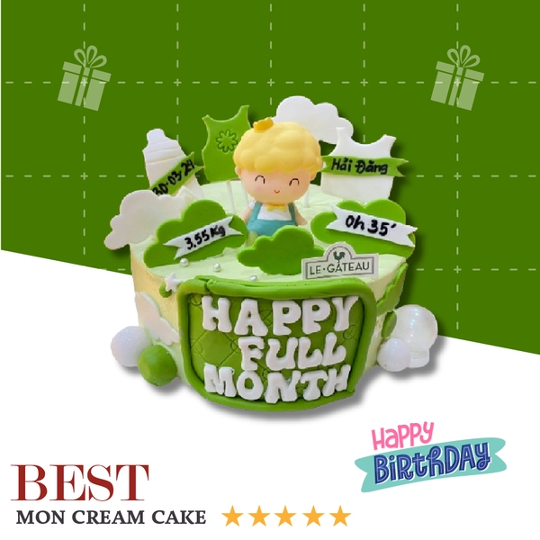 Bánh kem bé Mon