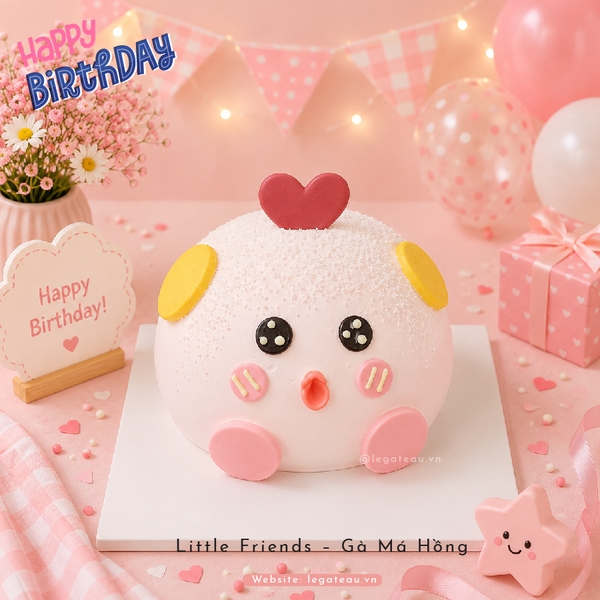 Little Friends – Gà má hồng