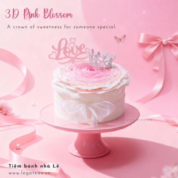 3D Pink Blossom